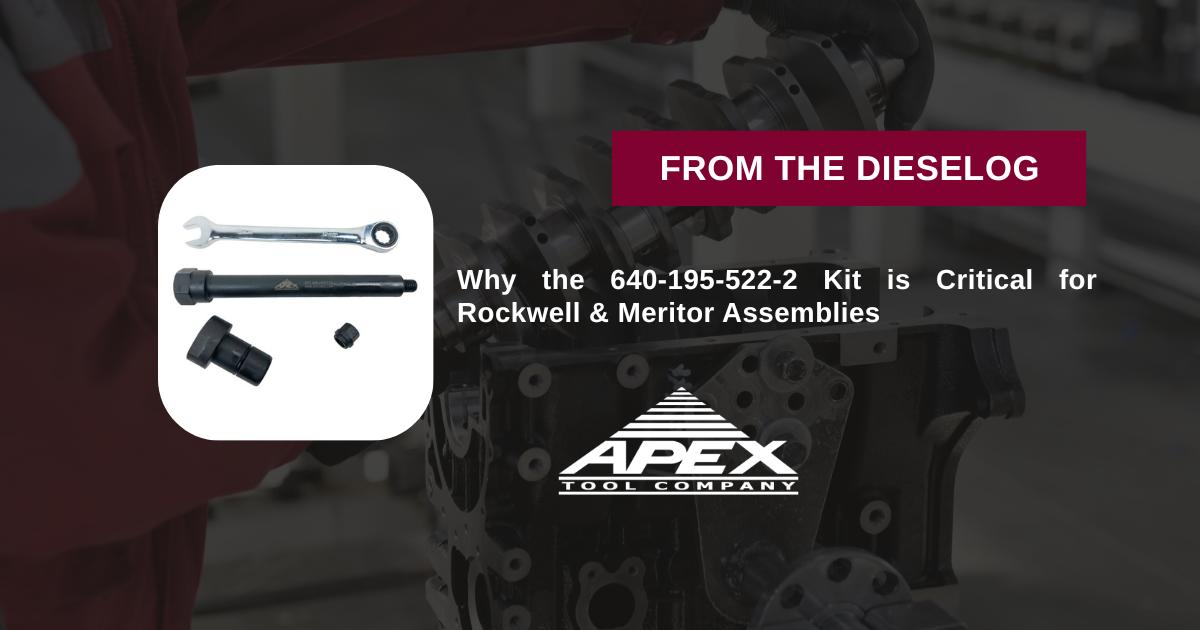 ATC 640-195-522-2 Rockwell Meritor Heavy Duty Air Brake Pan Foundation Maintenance Special Tool Kit